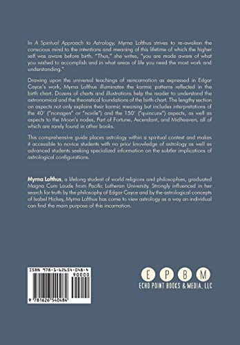 SPIRITUAL APPROACH TO ASTROLOGY by Lofthus, Myrna