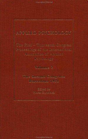 Applied Psychology V 2 (Applied Psychology, 2)