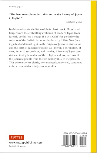 A History of Japan: Revised Edition — back cover
