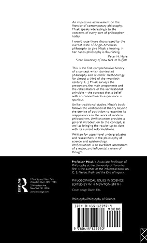 Verificationism: Its History and Prospects (Philosophical Issues in Science)