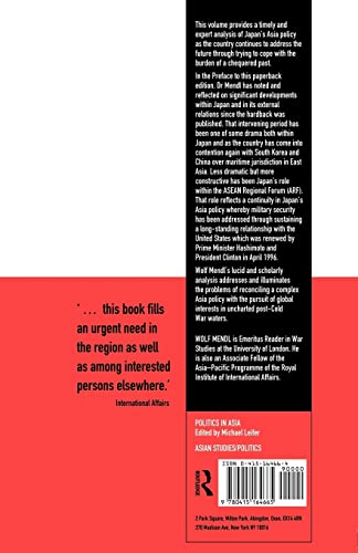 Japan's Asia Policy: Regional Security and Global Interests (Politics in Asia)