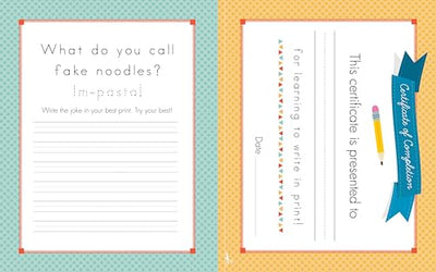 The Print Handwriting Workbook for Kids: Laugh, Learn, and Practice Print with Jokes and Riddles