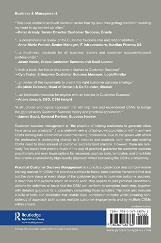 Practical Customer Success Management: A Best Practice Framework for Rapid Generation of Customer Success