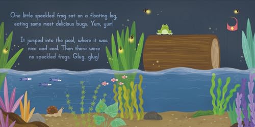 Five Speckled Frogs: (A Classic Nursery Rhyme Board Book with Interactive Sliders and QR Code for Instrumental and Vocal Versions - For Babies and Toddlers) (Sing Along with Me!)