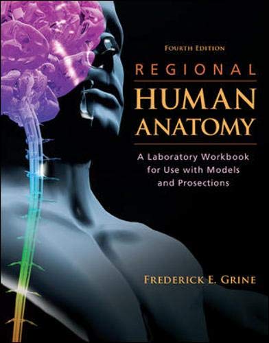 Regional Human Anatomy: A Laboratory Workbook for Use with M