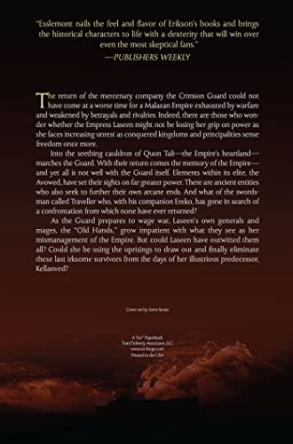 Return of the Crimson Guard: A Novel of the Malazan Empire (Novels of the Malazan Empire, 2)
