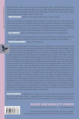 Israel/Palestine and the Queer International — back cover