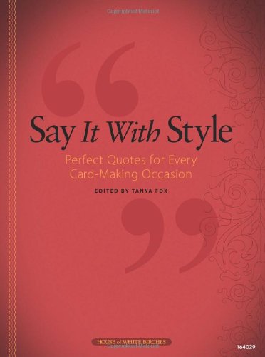 Say It With Style
