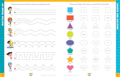 Head Start Skills Workbooks: Ages 5-6 - Kindergarten Prep with Sticker Sheet (Kindergarten Workbook)