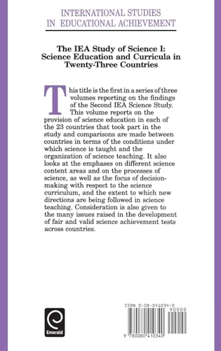 IEA Study of Science: Science Education and Curricula in Twenty-three Countries (International Studies in Educational Achievement, 8)