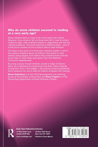 Learning From Children Who Read at an Early Age