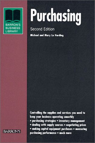 Purchasing (Barron's Business Library Series)