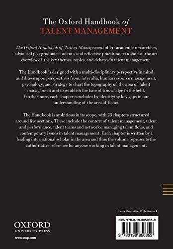 The Oxford Handbook of Talent Management (Oxford Handbooks)