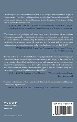 Jurisdictional Immunities of States and International Organizations