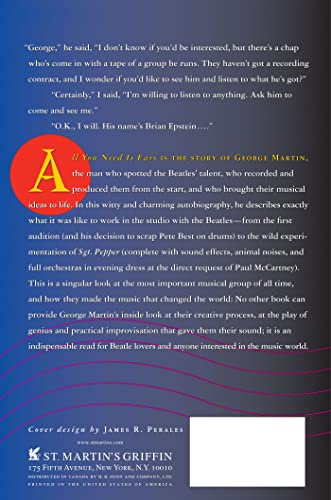 All You Need Is Ears: The Inside Personal Story of the Geniu