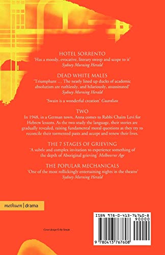 Contemporary Australian Plays: The Hotel Sorrento; Dead White Males; Two; The 7 Stages of Grieving; The Popular Mechanicals (Play Anthologies) — back cover
