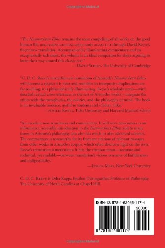 Nicomachean Ethics (The New Hackett Aristotle) — back cover