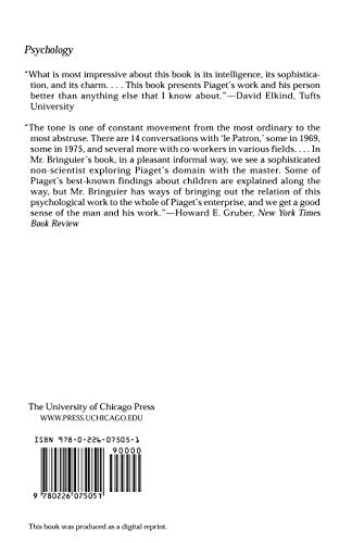 Conversations with Jean Piaget (Midway Reprint)