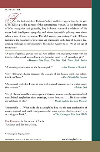 Etty Hillesum: An Interrupted Life the Diaries, 1941-1943