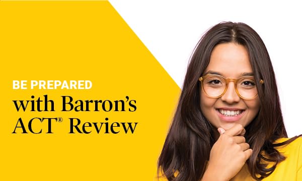 ACT Study Guide Premium, 2026: 6 Practice Tests + Comprehensive Review + Online Practice for the New Enhanced ACT (Barron's ACT Prep)