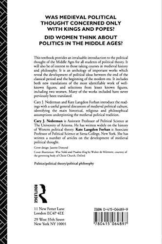 Medieval Political Theory: A Reader: The Quest for the Body Politic 1100-1400