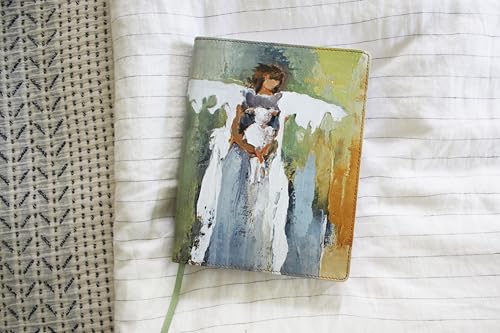 NRSVue, Holy Bible, Anne Neilson Angel Art Series, Leathersoft, Multi-Color, Comfort Print