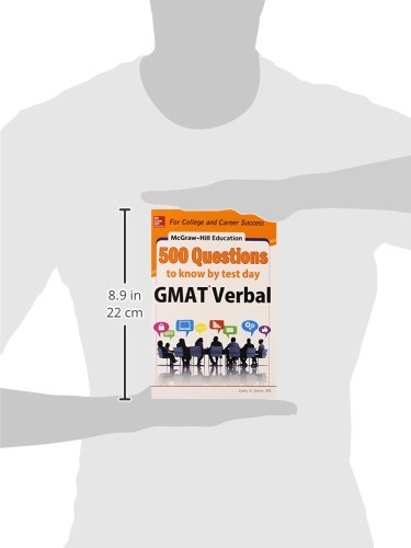 McGraw-Hill Education 500 GMAT Verbal Questions to Know by Test Day (McGraw-Hill Education 500 Questions)