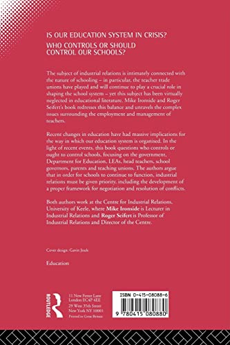 Industrial Relations in Schools