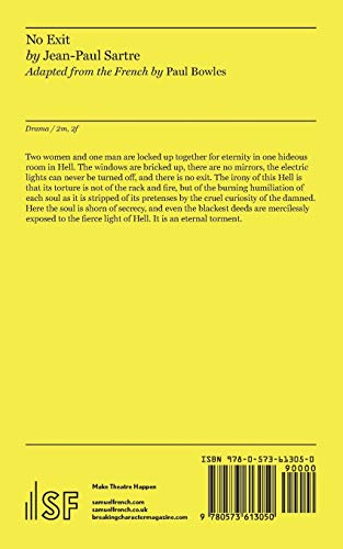 No Exit by Jean-Paul Sartre (New Paperback)