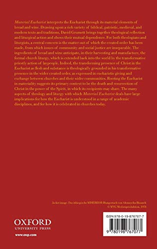 Material Eucharist