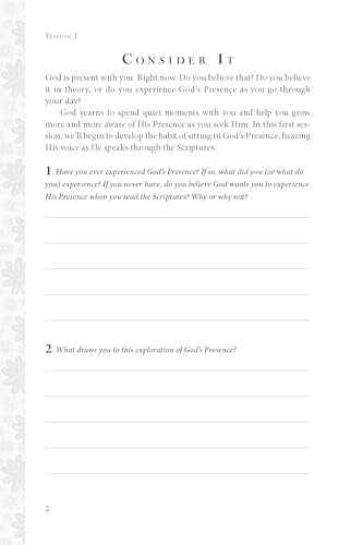 Experiencing God's Presence (Jesus Calling Bible Studies)