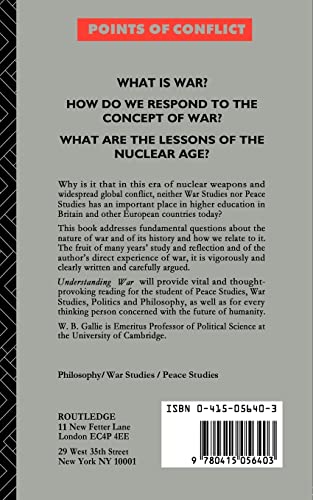 Understanding War: An Essay on the Nuclear Age (Points of Conflict)