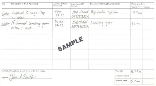 Amt Logbook