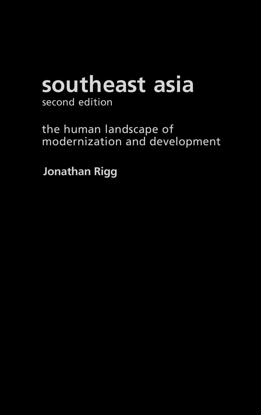 Southeast Asia: The Human Landscape of Modernization and Development