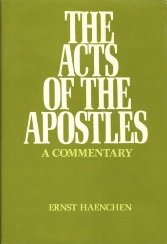 Acts of the Apostles: A Commentary (English and German Editi