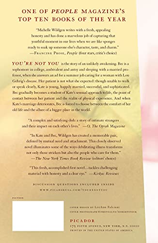 You're Not You: A Novel