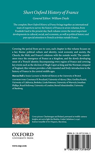 France in the Central Middle Ages: 900-1200 (Short Oxford History of France)