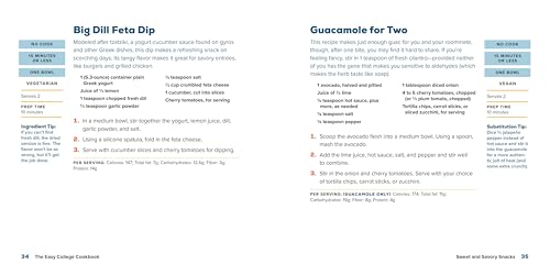 The Easy College Cookbook: 75 Quick, Affordable Recipes for Campus Life