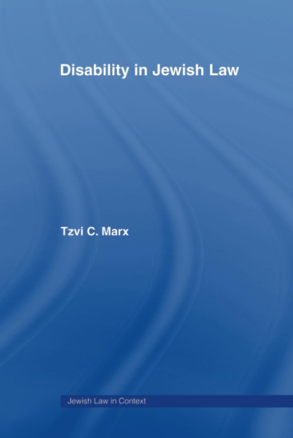 Disability in Jewish Law (Jewish Law in Context)