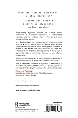 Understanding Depression: Feminist Social Constructionist Approaches (Women and Psychology)