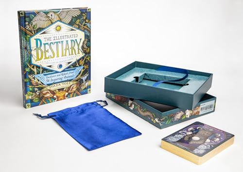 The Illustrated Bestiary Collectible Box Set: Guidance and Rituals from 36 Inspiring Animals; Includes Hardcover Book, Deluxe Oracle Card Set, and Carrying Pouch (Wild Wisdom)