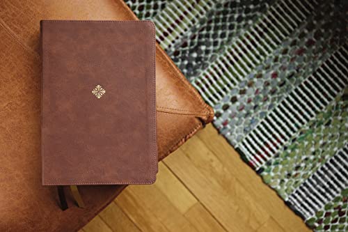 NKJV, Thompson Chain-Reference Bible, Large Print, Leathersoft, Brown, Red Letter, Comfort Print
