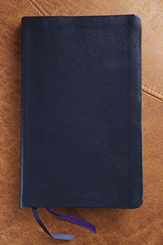 NIV, Thinline Bible, Bonded Leather, Navy, Red Letter, Thumb Indexed, Comfort Print