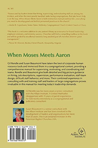 When Moses Meets Aaron: Staffing And Supervision In Large Congregations