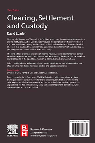 Clearing, Settlement and Custody