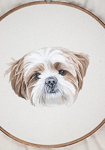 Pet Portrait Embroidery: Lovingly Stitch Your Dog or Cat; A Modern Guide to Thread Painting