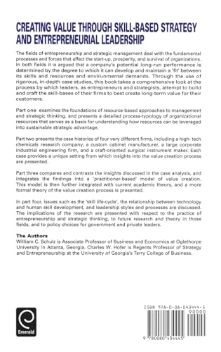 Creating Value through Skill-Based Strategy and Entrepreneurial Leadership (Technology, Innovation, Entrepreneurship and Competitive Strategy, 8)