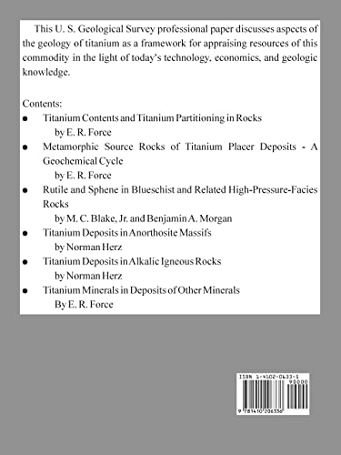 Geology and Resources of Titanium