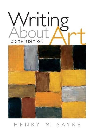 Writing About Art by Sayre, Henry