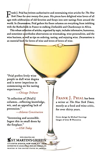 Decantations: Reflections on Wine by The New York Times Wine Critic